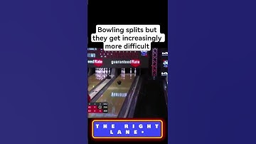 Bowling splits but they get increasingly more difficult #pbabowling #bowlingvideos