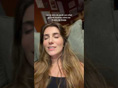 To maluca ou ficou bom? #cabelo #franja