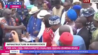 WATCH: Peter Odili Inaugurates Dualised Omoku-Egbeda Road