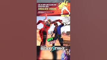 Free Execution move Blood Strike mobile #shorts #youtubeshorts #platoon300