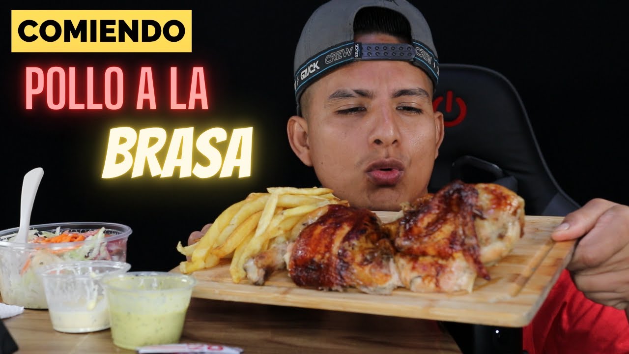 COMIENDO POLLO A LA BRASA  - ASMR