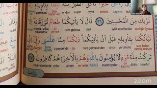 Yusuf suresi 31–37 îrâbı ve kıraatı
