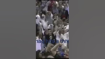 Shaq hits a one and only three pointer of his whole entire career