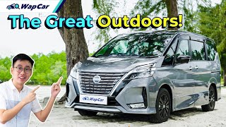 Taking Time Off in the 2022 Nissan Serena Facelift, Check Out How Practical this MPV is! | WapCar