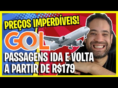 DESCONTOS IMPERDÍVEIS GOL! PASSSAGENS GOL ASSUSTADORAMENTE BARATAS!