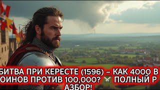 БИТВА ПРИ КЕРЕСТЕ (1596) – КАК 4000 ВОИНОВ ПРОТИВ 100,000? ⚔️ Полный разбор!