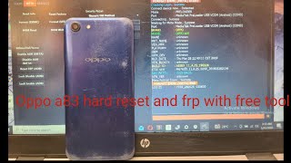 Oppo  a83  reset and frp  with free tool100% just one click  no need pay ment its freeee Oppo a57
