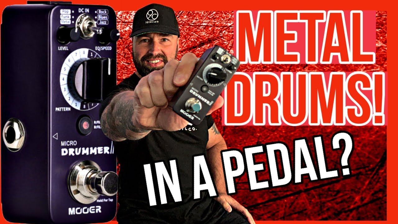 NEW PRODUCT MOOER MICRO DRUMMER 2 METAL DEMO,MEET YOUR NEW DRUMMER