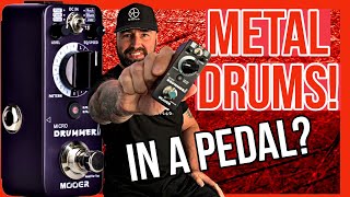 NEW PRODUCT MOOER MICRO DRUMMER 2 METAL DEMO,MEET YOUR NEW DRUMMER?