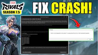 How to Fix Marvel Rivals Crash on PC (2026) | How To Fix Marvel Rivals Crashes On PC (Season 7.5)