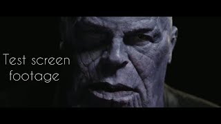 Thanos Test screen footage.