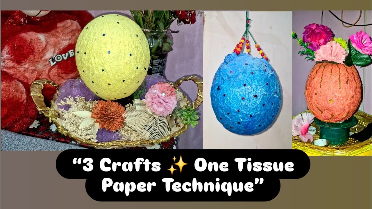 3 Easy DIY Crafts Using One Simple Technique | Best Out of Waste - YouTube