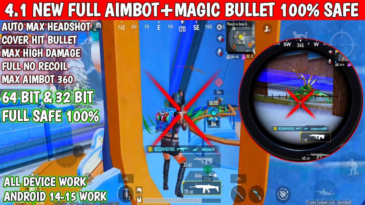 BGMI 4.1 AIMBOT OBB | BGMI 4.1 NO RECOIL CONFIG | BGMI NO RECOIL CONFIG 4.1 [100% Safe No Ban ]