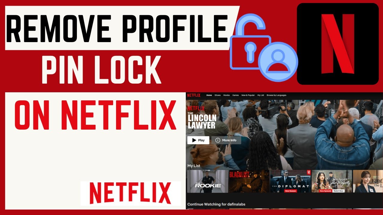 Как снять блокировку PIN-кода профиля на Netflix
