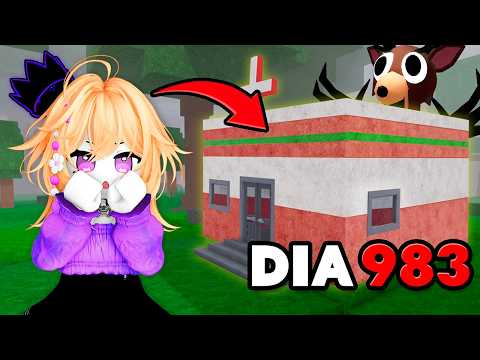 I survived in an ABANDONED HOSPITAL?! in 99 NIGHTS IN THE WOODS