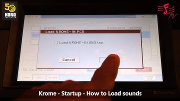 KORG Krome Demonstration - An Introduction and How to load sounds