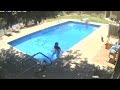 9 year-old jumps into pool to save drowning puppy