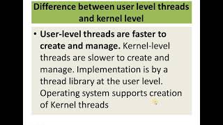 L-5:Types Of Threads | Kernel Level & User Level Threads | Lecture in Urdu/Hind
