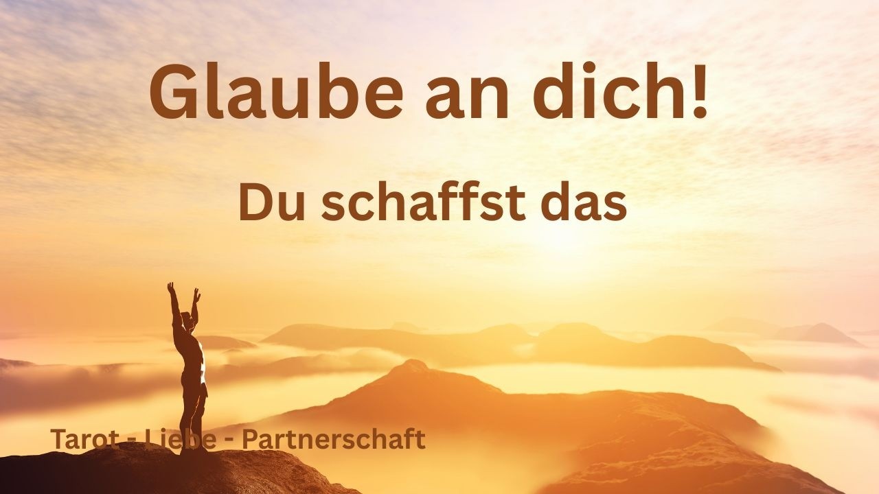 💖💖Lass dich nicht verunsichern - Vertraue und du wirst dein Ziel erreichen💖🖤