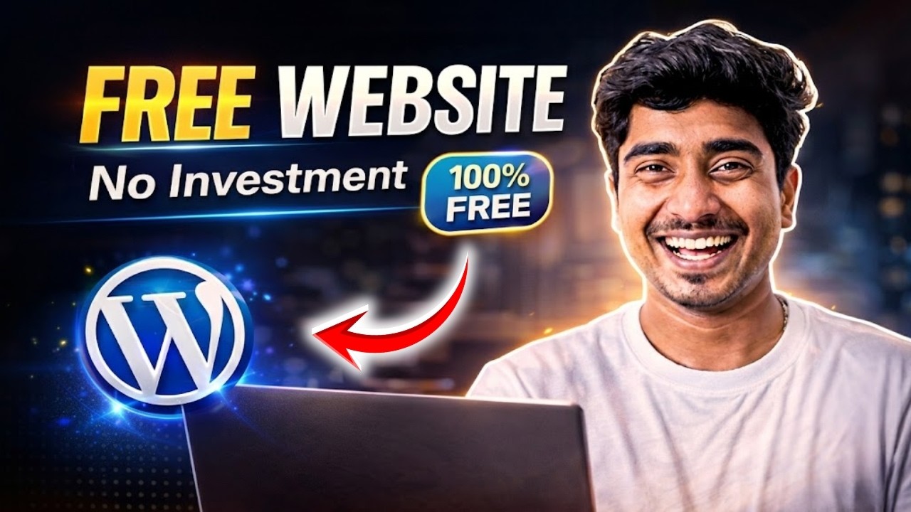 Don't Buy a Domain! | How to Make a Free Website in 30 Mins | Complete ...