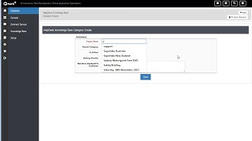 Helpdesk - Knowledge Base - Categories