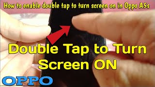 How to Enable Double Tap to Turn Screen ON in Oppo A5s | Screen Off Gestures screenshot 4