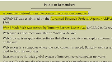 Trb computer science network important notes