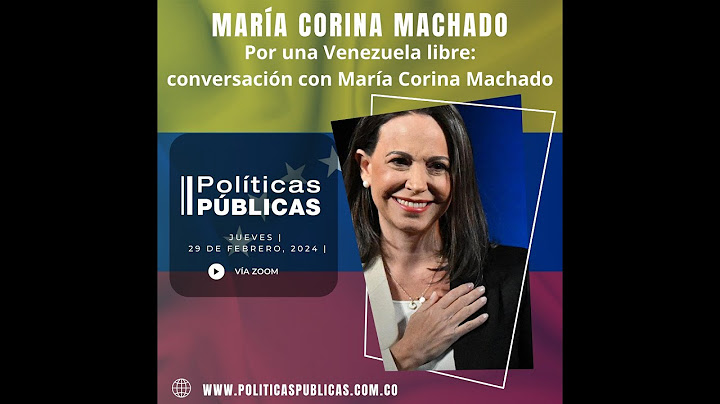 Políticas Públicas/ Por una Venezuela libre: Conversación con María Corina Machado