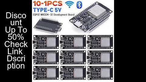 10PCS ESP32 32 Development Board WIFI+Bluetooth+ BLE MCU Wireless Module Ultra-Low Power Consumption