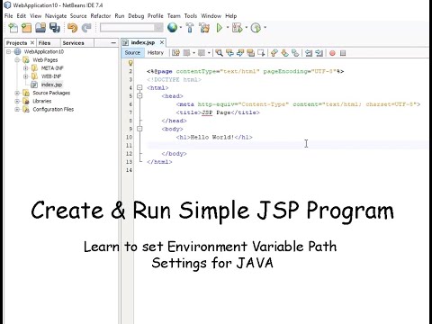 Create and Run simple JSP in Bengali