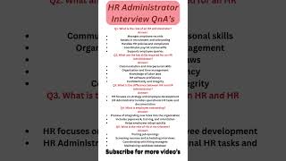 Top HR Administrator Interview Questions and Answers – Part 1 #careergrowth #itjobs #cloudcomputing