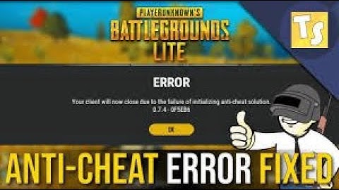 PUBG Lite PC:How to fix anti-cheat error...TURN ON THE SUBTITLES!!!