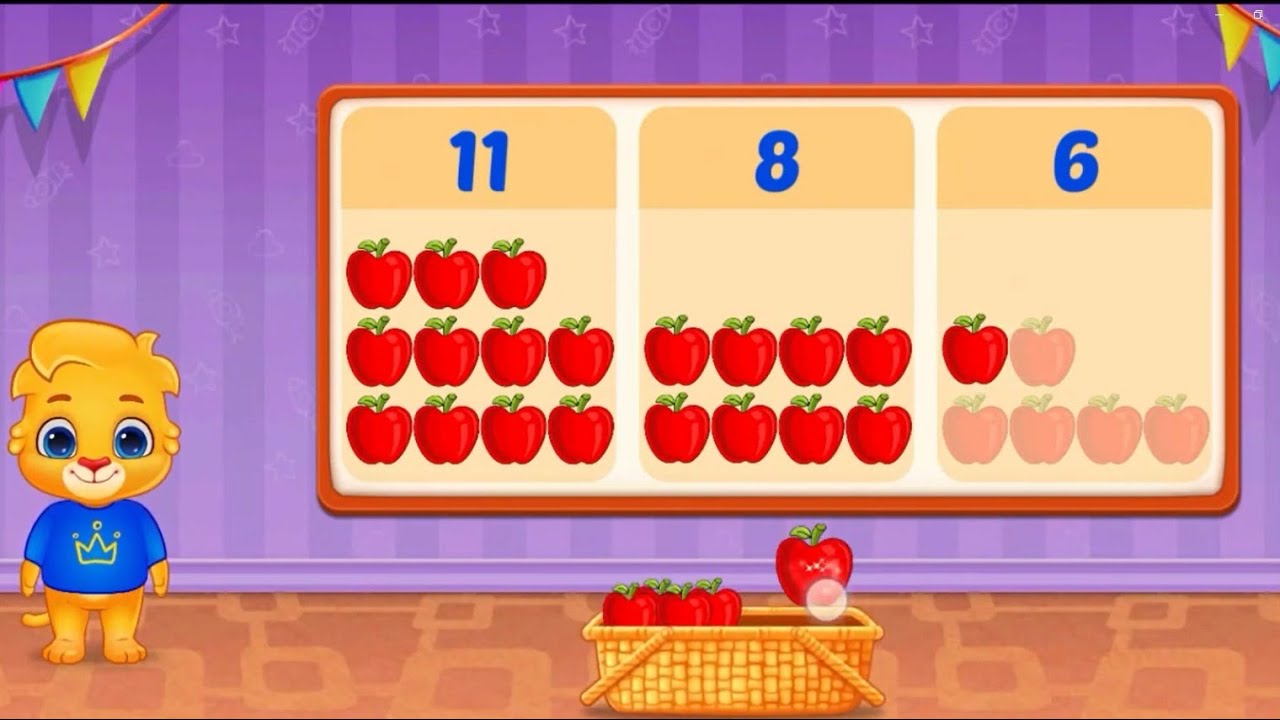 Cartoon Number | Number Stack | Learn numbers Game | Teacher Number ...