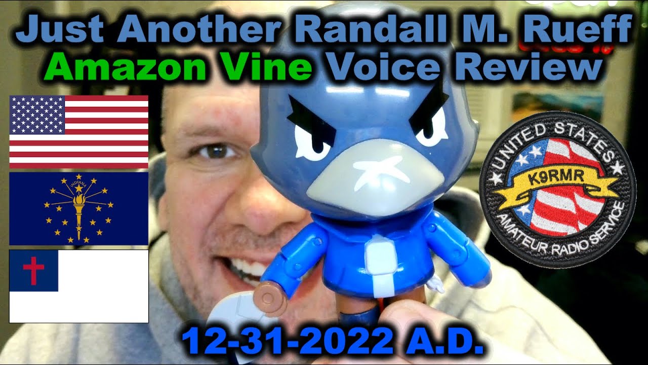 Amazon Vine Voice reviewer Randall M. Rueff (K9RMR) works on reviewing items on 12-31-2022 A.D. (4)