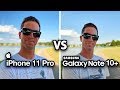 iPhone 11 Pro vs Galaxy Note 10 Plus CAMERA Test Comparison!