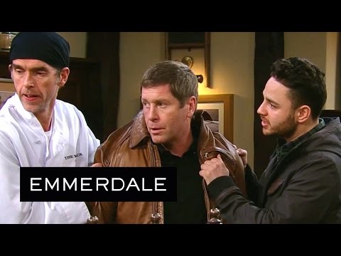 Emmerdale - Gordon Is Kicked Out Of The Woolpack