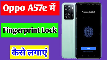 Oppo a57e me fingerprint lock kaise lagaye | how to set fingerprint lock in Oppo a57e