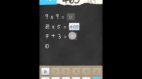 6 Numbers by Brainbow Level 129 Answer Guide