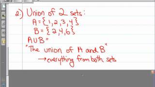 09.26.2011 - Algebra - Operations with Sets