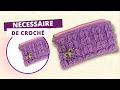 Necessaire de crochê passo a passo - FÁCIL | porta maquiagem | Art da Tha | 👝