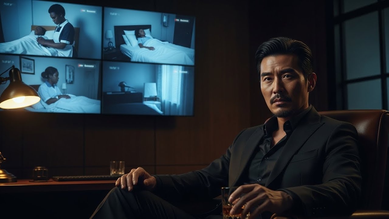 Korean Mafia Boss Hid Cameras to Watch His Sick Daughter - What the African Maid Did Made Him...