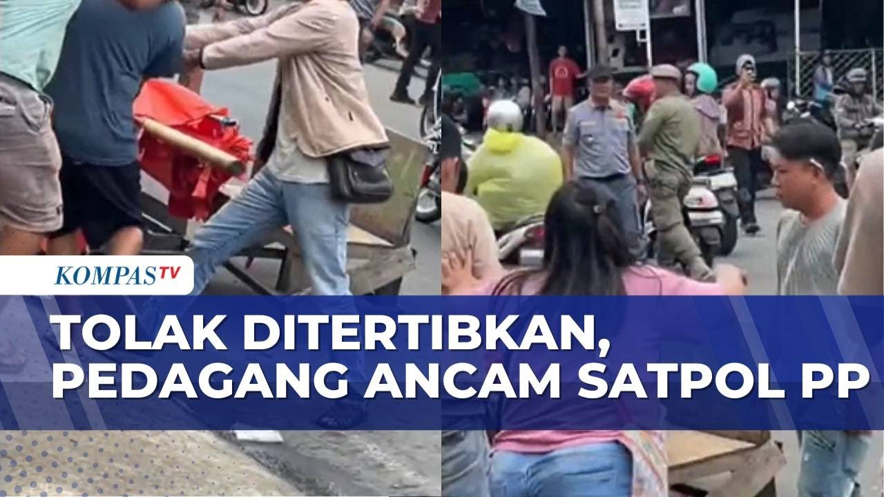 Ditertibkan Satpol PP, Pedagang Ayam di Bengkulu Ancam Petugas | BERITA UTAMA