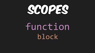 Scopes In JavaScript