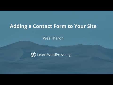 Adding a Contact Form to Your Site