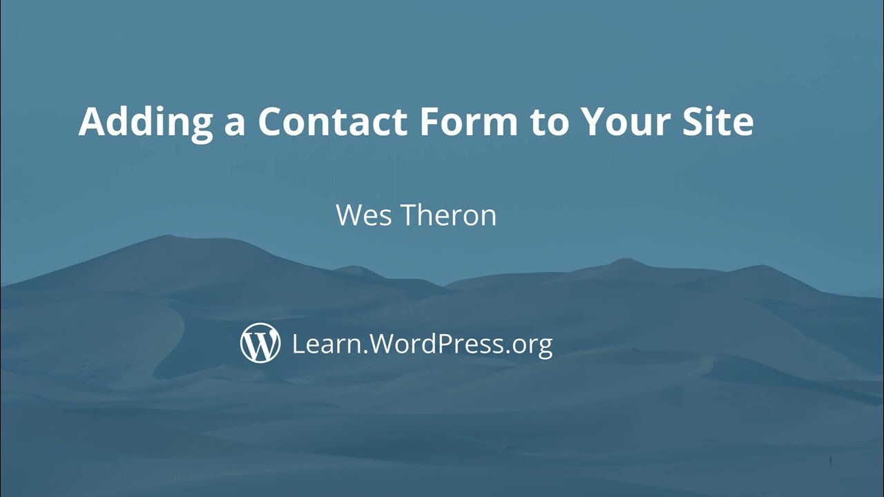 ⁣Adding a Contact Form to Your Site
