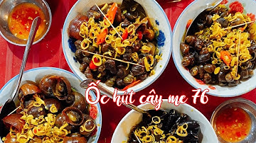 Quán Ốc hút cây me hái ra tiền - Nổi tiếng ở TP. Quảng Ngãi | Đặc sản miền trung Út Duyên