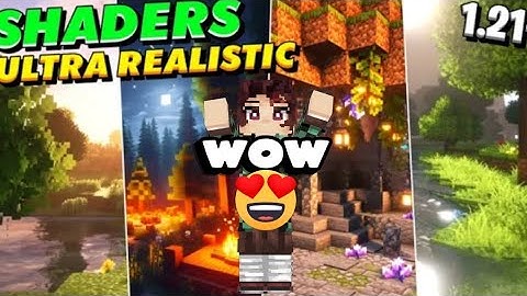 TOP BEST 3 SHADERS MCPE 1.21+ REALISTIC NO LAG & ANDROID SUPPORT - BEST MCPE SHADERS 2025 