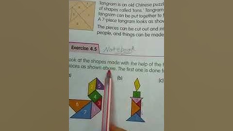 Class 3rd maths chapter 4 shapes Exercise 4.5 and 4.6