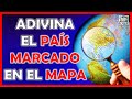 Adivina el &quot;PAÍS MARCADO EN EL MAPA&quot; Test/Trivial/Quiz