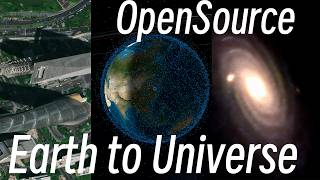 I built an open-source space engine — from Earth to the observable universe